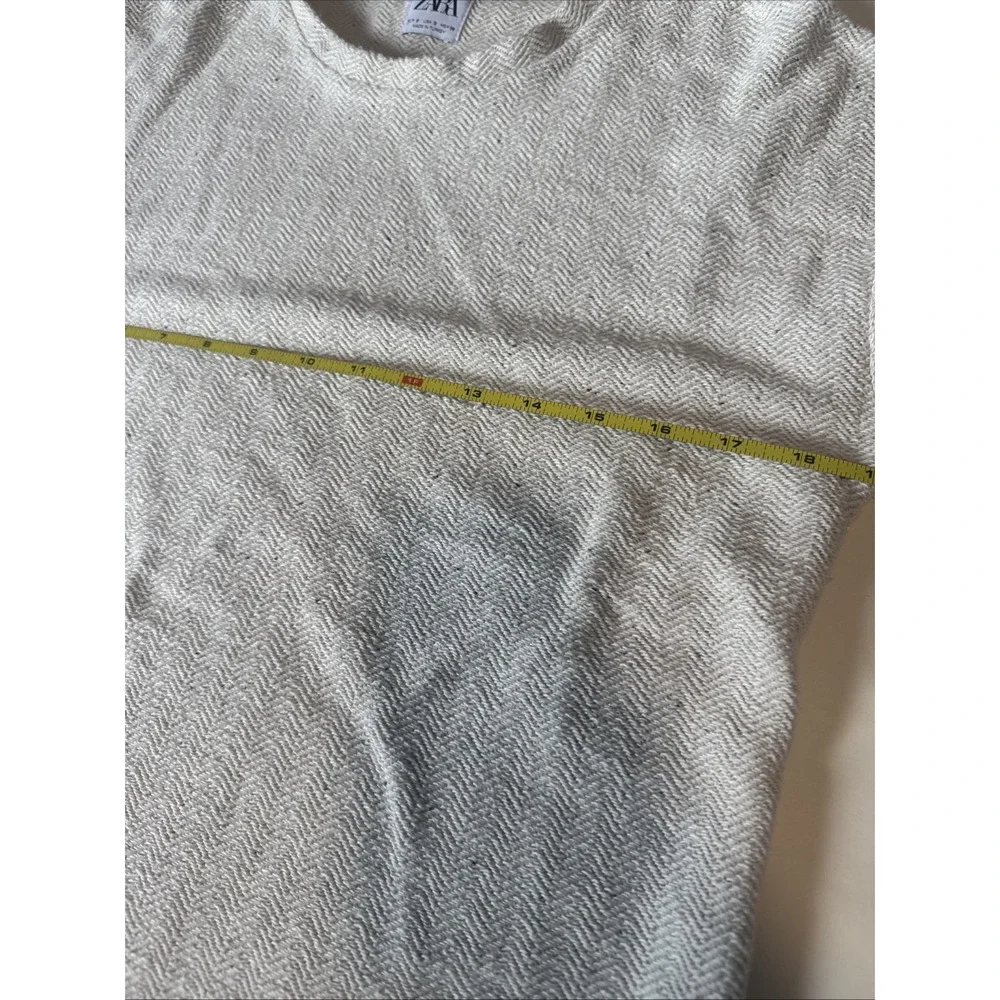 Zara Men's Woven Chevron Top Size Small - Picture 6 of 7